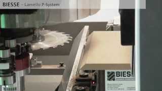 Biesse cnc operation for Lamello Clamex [upl. by Doreg]