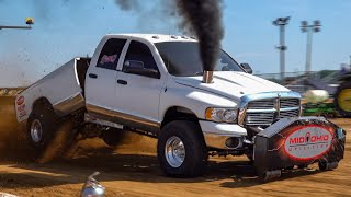 Scheid Diesel Extravaganza 2024 30 Diesel Truck Pulling Qualifying friday Pro Pulling League [upl. by Suirtimed]