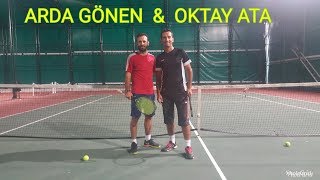 Tenis Maçı  Arda GÖNEN amp Oktay ATA  Tennis Match [upl. by Frager498]