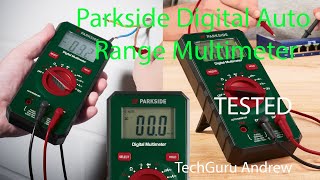 Parkside Digital Auto Range Multimeter PDAM 300 A1 [upl. by Nahsad]