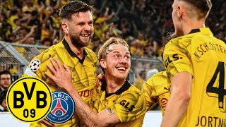 Borussia Dortmund 10 Paris St Germain  All Goals amp Highlights  UEFA Champions League [upl. by Ainadi]