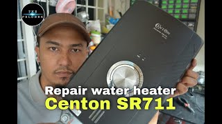 Baikirepair water heater Ep40 Centon SR711 air tak panas [upl. by Renell]