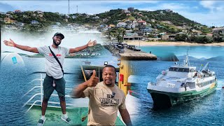 My first time being on a ferry ⛴️ Colazsmithtv change a lot of lives on Union Island 🇻🇨 [upl. by Zach]