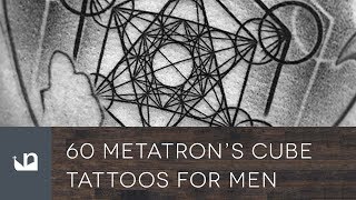 60 Metatrons Cube Tattoos For Men [upl. by Axela884]