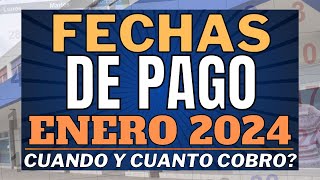 Cuando Y Cuanto COBRO en ENERO 2024 JUBILADOS y PENSIONADOS PNC PUAM Y TARJETA ALIMENTAR Anses [upl. by Eimmis]