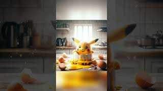 Pikachus Wild Kitchen Challenge Chaos in Every Dish 🍳⚡️ pokemon pikachu cute [upl. by Vil]