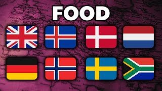 Food  GERMANIC Languages COMPARISON [upl. by Arvell]