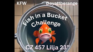 CZ 457 Lilja Barrel Fish in a BucketBarrel 22lr precision Eley CZ 457 target dayattherange [upl. by Ylesara]