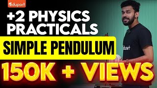 Plus Two Physics Practicals  Simple Pendulum  Eduport Plus Two [upl. by Otilesoj]