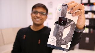 The New Fitbit Versa Unboxing Setup amp Features Overview [upl. by Anneres]