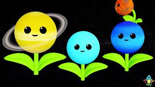 Planets for Babies 🪐🌎🔴  Planets Mercury Venus Earth Mars Jupiter Saturn Uranus Neptune [upl. by Atirehgram]