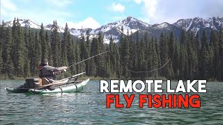 Fly Fishing Remote BC Lakes for Trout  The BEST Dry Fly Fishing Ever [upl. by Eolande]