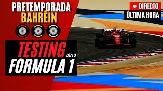 🔴 F1 DIRECTO  TEST PRETEMPORADA BAHREIN 2024  DÍA 3  Live Timing [upl. by Ahsrats]