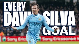 EVERY DAVID SILVA GOAL  All 77 goals he scored for Man City [upl. by Nilsoj]