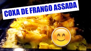 COMO FAZER COXA DE FRANGO ASSADA  Juliana Finamore [upl. by Wandie]