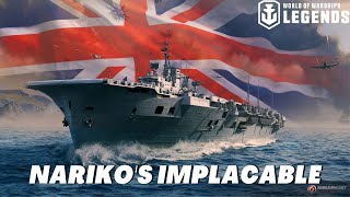 Narikos Implacable  World of Warships Legends [upl. by Cornwall]