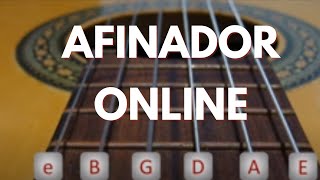 AFINADOR DE VIOLÃO ONLINE AFINAÇÃO PADRÃO DAS CORDAS DE UMA GUITARRA PARA AFINAR A VIOLÃO [upl. by Hacker]