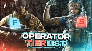 Rainbow Six Siege Operator Tierlist Operation High Calibre  Rainbow Six Siege [upl. by Ballinger363]