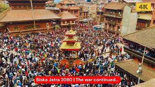 Biska Jatra 2080  Tug of war who wins Rath Ga hithi pugyou ta [upl. by Efeek]