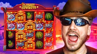 CONEXION HISTORICA en la CLUMSY COWBOYS ¡¿CUANTO ES ESTO  SANTUTU SHOWTIME [upl. by Willow]