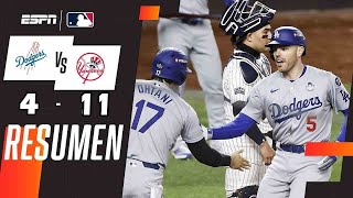 REACCIONO A 11 4 YANKEES vs DODGERS 4 PARTIDO [upl. by Naiditch]