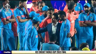 Sachin Won Heart As He Came To Console ViratRohit And Other Indian Cricketers After Final [upl. by Novello]