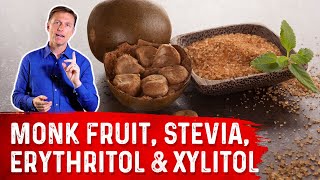 Artificial Sweeteners Monk Fruit Stevia Erythritol amp Xylitol – Dr Berg [upl. by Airetal908]