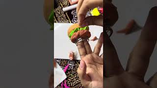 5 minutta 5 minli Gamburger uy sharoitida pishirish shortsyoutube art clay [upl. by Aloise]