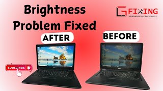 Dell Laptop Brightness Not Working Fixed  Fix Brightness Problem in Dell Laptop [upl. by Esteban809]