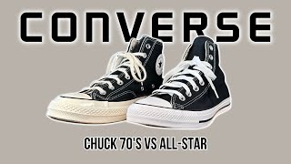 Converse Chuck 70s Vs All Stars Whats The Difference [upl. by Atiran]