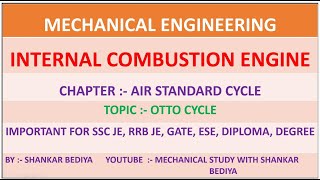 OTTO CYCLE COMPLETE EXPLANATION [upl. by Deroo]