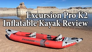 Excursion Pro K2 Inflatable Kayak Pros and Cons Review [upl. by Gherardi]