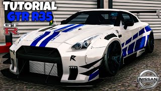 COMO FAZER O GTR R35 DO GREG FERREIRA NO CAR PARKING MULTIPLAYER [upl. by Gilberte]