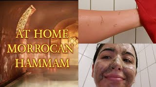 AT HOME MOROCCAN HAMMAM Aka the best exfoliation ever [upl. by Amata]