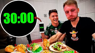 ¿Cuántos TACOS en 30 Minutos RETO INTENSO [upl. by Locin]