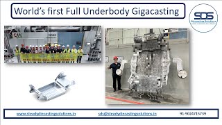 World’s first Full Underbody Gigacasting II English II Giga Die Casting II SDS II Hpdc Pathshala II [upl. by Arihsan]