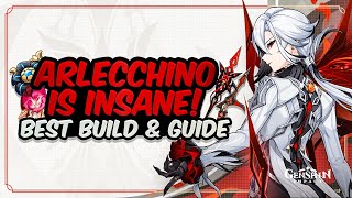 COMPLETE ARLECCHINO GUIDE Best Arlecchino Build  Artifacts Weapons amp Showcase  Genshin Impact [upl. by Schreiber]