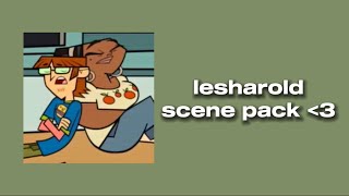 Leshawna and Harold lesharold total drama scene pack [upl. by Aiem]