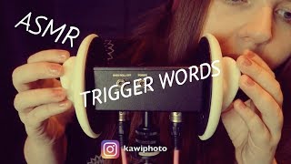 ASMR TRIGGER WORDS I DEEP EAR ATTENTION [upl. by Ennovyhs299]