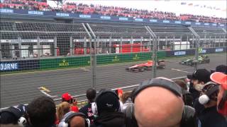 F1 2013 vs 2014 sound comparison  Melbourne [upl. by Kcirtapnaes]