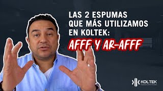 Las 2 espumas que más utilizamos en Koltek AFFF y ARAFFF [upl. by Alimak]