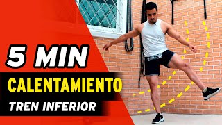 🦵CALENTAMIENTO DE PIERNAS ⏱5 MINUTOS  Tren Inferior [upl. by Adnahcal]