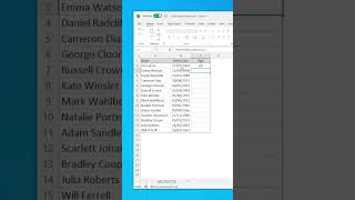 How to Calculate Age in Microsoft Excel  How to Tutorial shorts [upl. by Algernon]