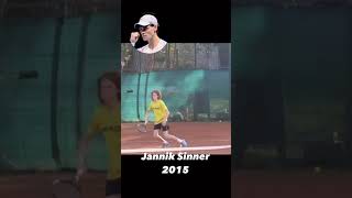 Jannik Sinner training in 2015 video credit Danilo Pizzorno 🦊❤️ [upl. by Gagne]