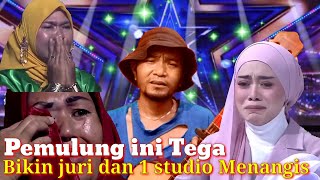 Pemulung ini tega buat juri dan 1 studio menangis dengan lagu cipt sendiri [upl. by Coplin]