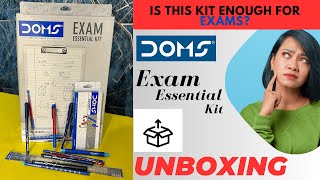 Doms Exam Essential Kit Review  This kit is enough for exams exam [upl. by Ihcekn]