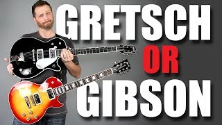 GRETSCH or GIBSON  Duo Jet vs Les Paul [upl. by Aerdno]