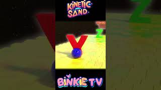 Alphabet Song Kinetic Sand Destruction Bowling Ball Frenzy alphabetadventure kineticsandplay [upl. by Akirdnahs]