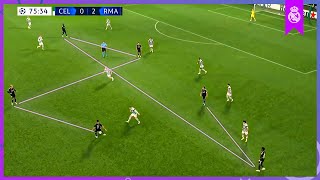 BEAUTIFUL TEAM GOAL by Hazard  Celtic  Real Madrid [upl. by Sidonius]