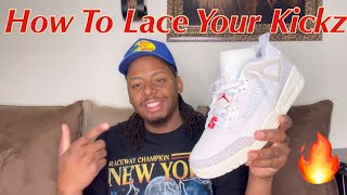 How To Lace Your Jordan Spizike Low [upl. by Nilam]